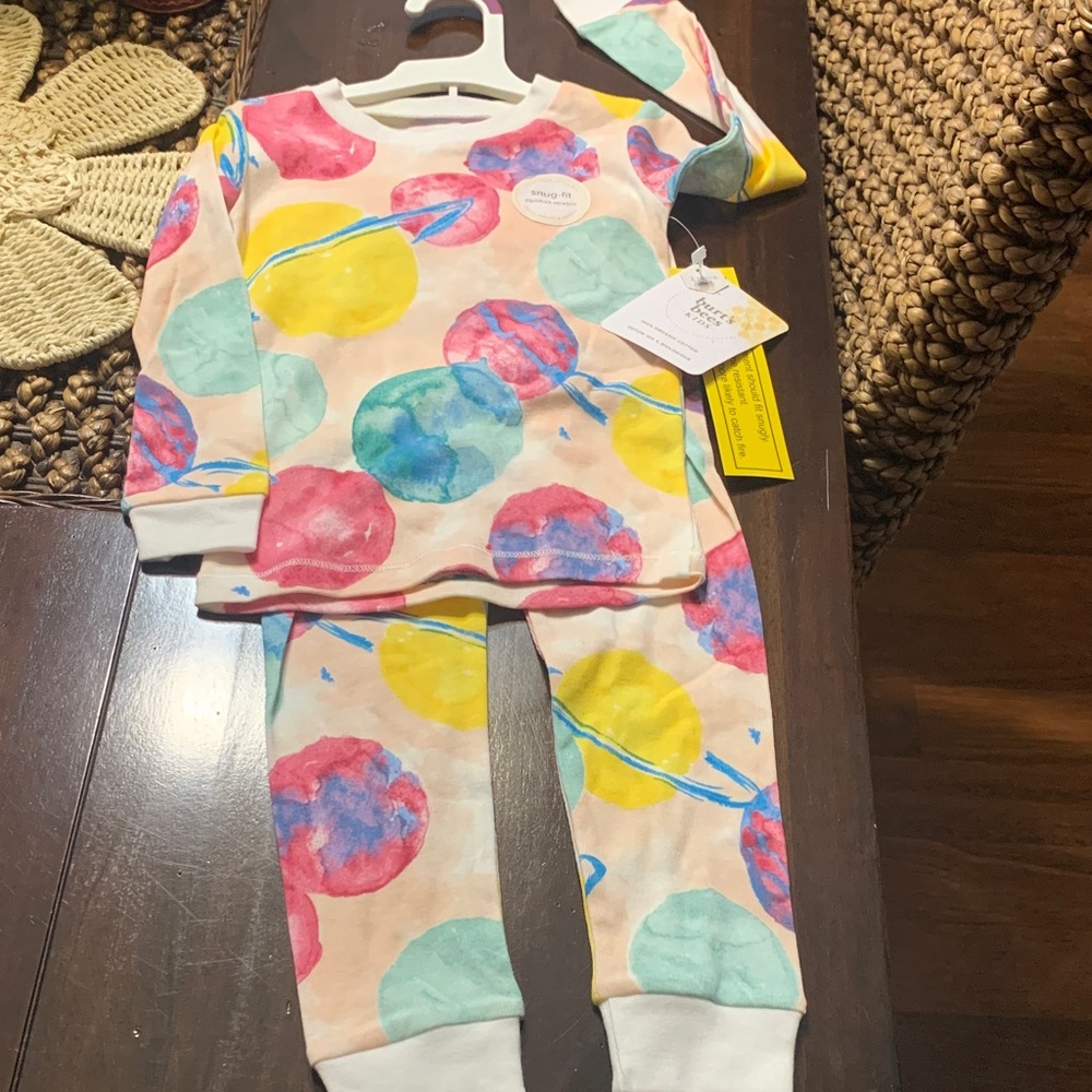 Burt's Bees Multicolor Kids Pajama Set
